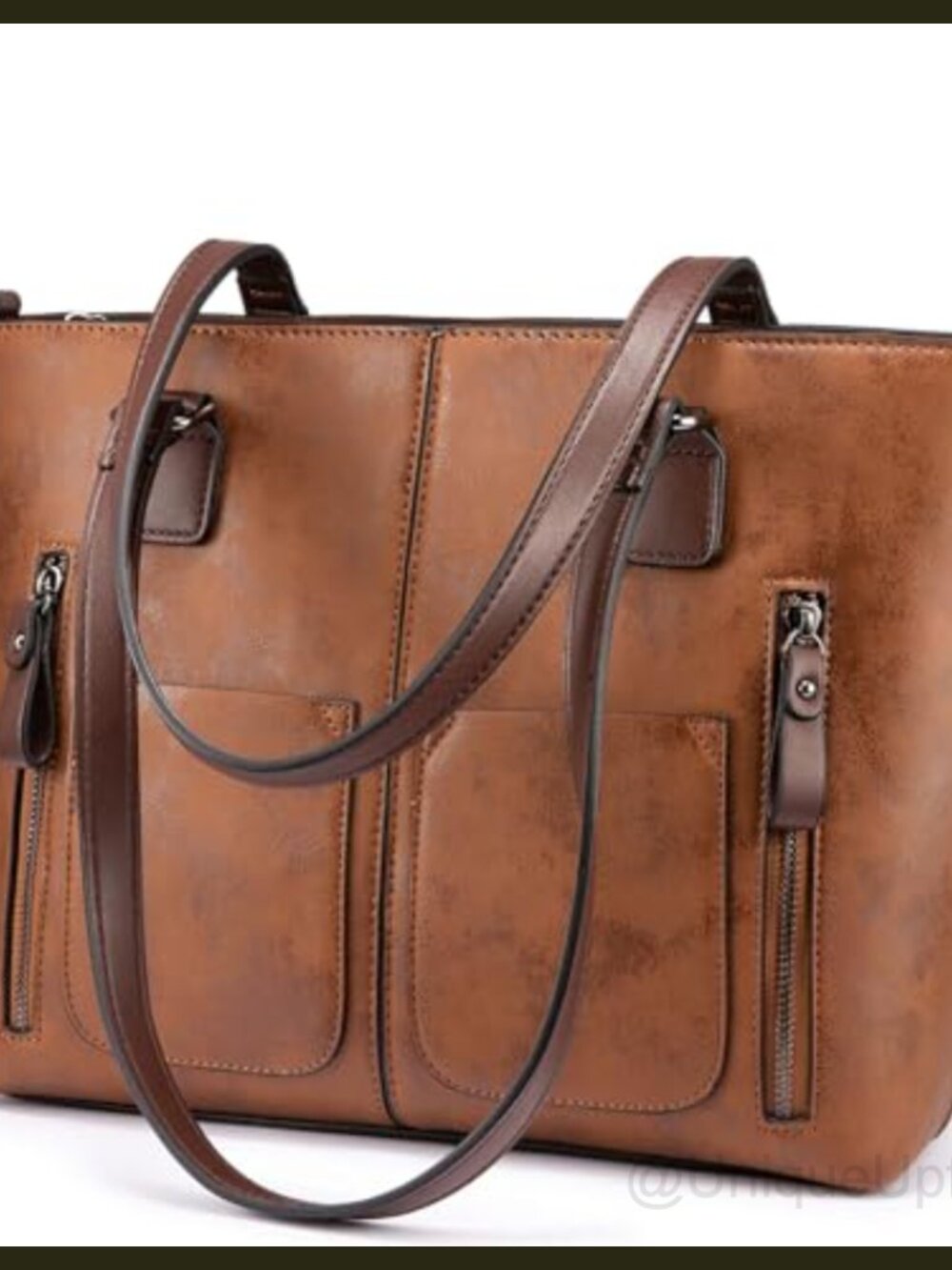 LOVEVOOK Large Hobo Shoulder Bag Faux Leather Work Tote with Multi-Pockets